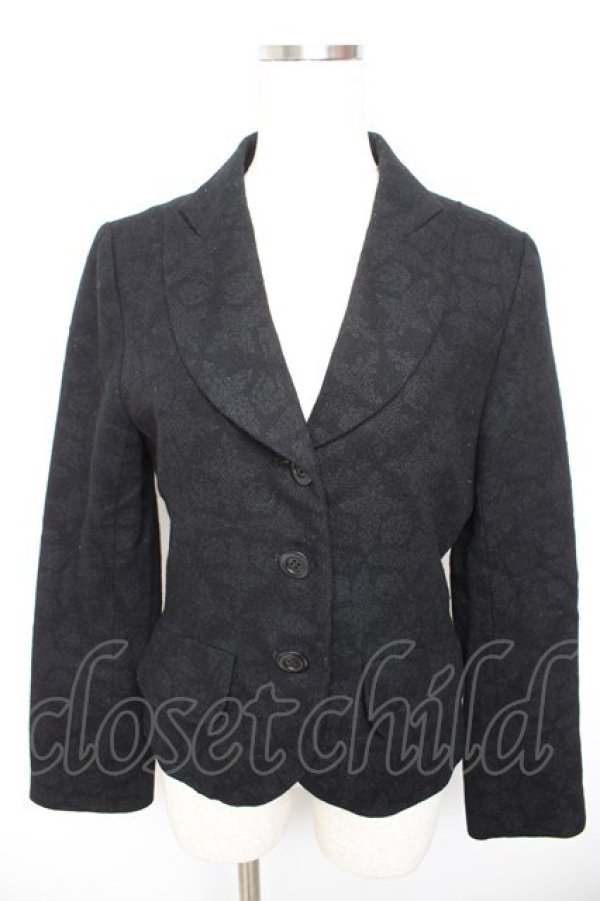 画像1: BPN / ジャガード風ジャケット M 黒 Y-26-01-22-109-GO-JA-SZ-ZY (1)