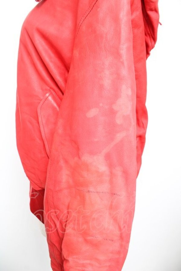 画像4: INGEBORG / ラムレザーブルゾン F 赤 Y-26-01-22-113-LO-CO-SZ-ZY (4)