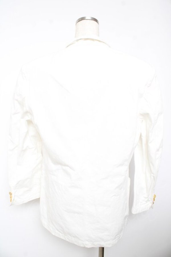 画像2: PINK HOUSE / エンブレムワッペン付きジャケット F 白 Y-26-01-22-114-LO-CO-SZ-ZY (2)