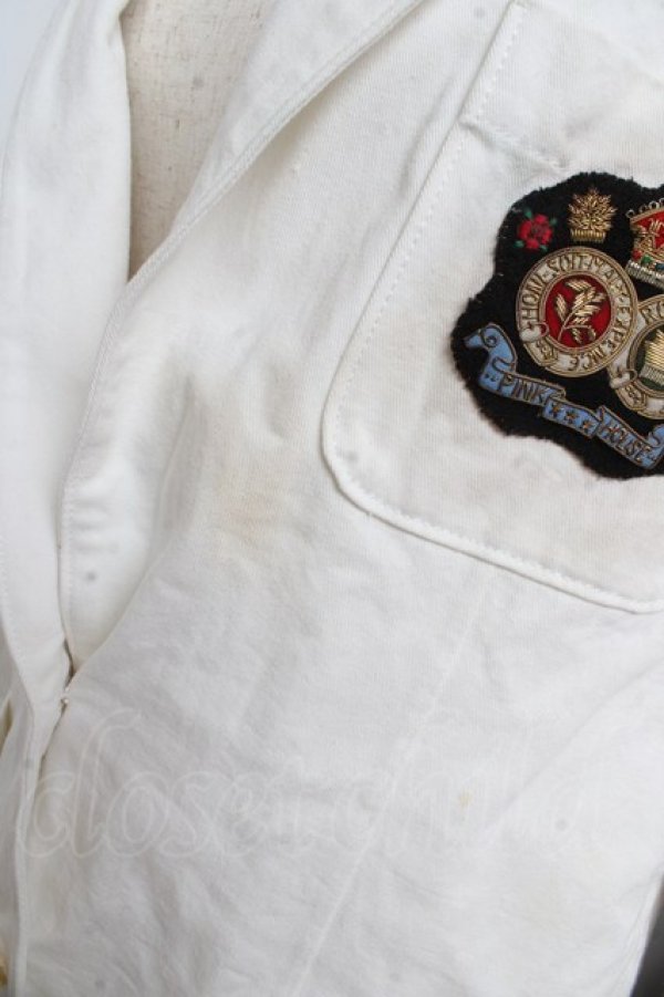 画像3: PINK HOUSE / エンブレムワッペン付きジャケット F 白 Y-26-01-22-114-LO-CO-SZ-ZY (3)