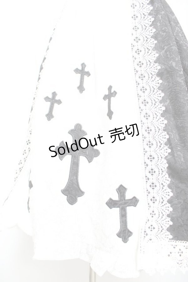 画像4: Chalmiere / クロスモチーフジャンスカ M 黒 Y-26-01-22-117-LO-OP-SZ-ZY (4)