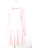 画像1: FLC / 皆方由衣コラボ/ティアードフリルワンピース  ピンク Y-26-01-22-122-LO-OP-SZ-ZY (1)