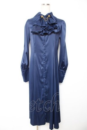 画像: ATELIER PIERROT / Narcissusワンピース  ネイビー Y-26-01-22-130-EL-OP-SZ-ZY