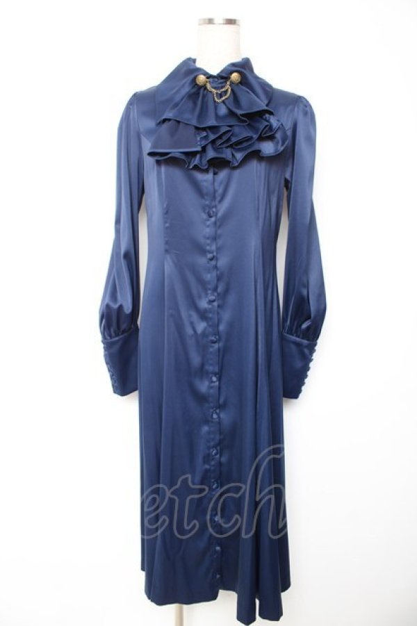 画像1: ATELIER PIERROT / Narcissusワンピース  ネイビー Y-26-01-22-130-EL-OP-SZ-ZY (1)