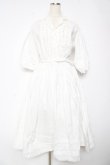 画像1: PINK HOUSE / レース使い裾タックワンピース F 白 Y-26-01-22-132-LO-OP-SZ-ZY (1)