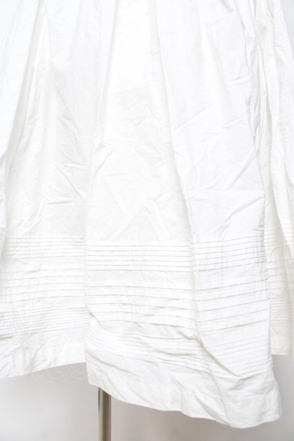 画像4: PINK HOUSE / レース使い裾タックワンピース F 白 Y-26-01-22-132-LO-OP-SZ-ZY (4)