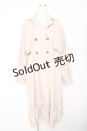 画像: axes femme / 3WAYトレンチコート M ベージュ Y-26-01-22-133-AX-CO-SZ-ZI