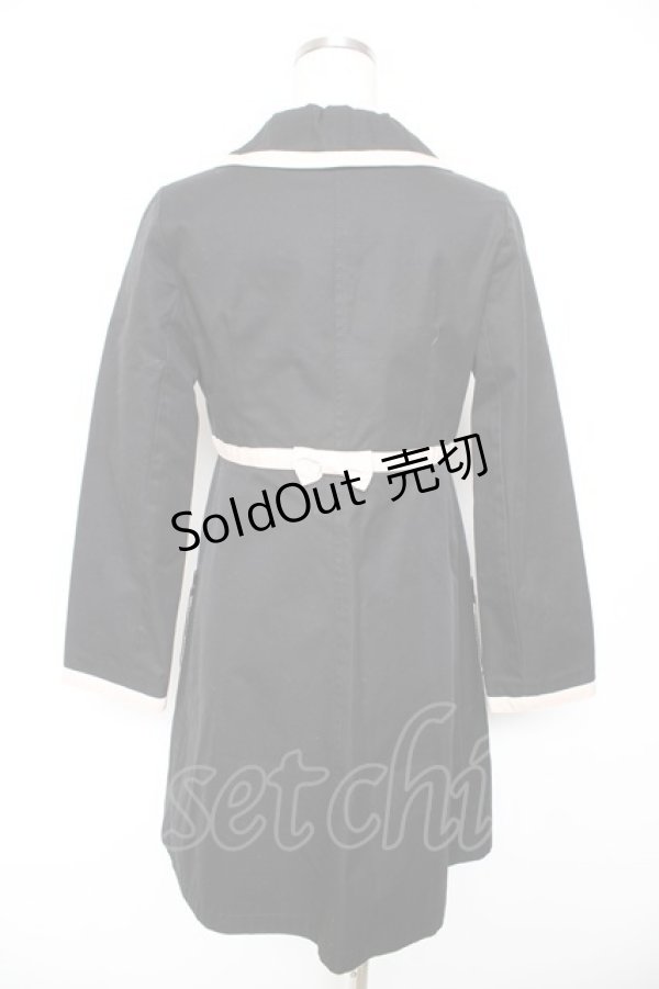 画像2: MILK / Spring Dollyコート  黒 Y-26-01-22-135-ML-CO-SZ-ZY (2)