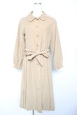 画像1: an another angelus / ウエストリボンフレアーロングコート  ベージュ Y-26-01-22-136-CA-CO-SZ-ZY (1)