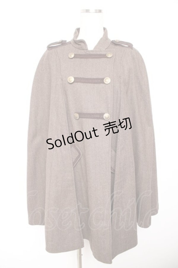 画像1: axes femme / ナポレオンマント風コート  ブラウン Y-26-01-22-140-AX-CO-SZ-ZTC039 (1)