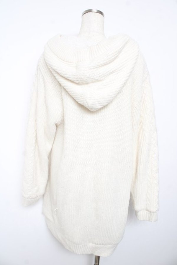 画像2: axes femme / 裏ボアコーデイガン  生成り Y-26-01-22-141-AX-JA-SZ-ZTC053 (2)