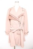 画像1: axes femme / ZIPアップトレンチコート  ピンク Y-26-01-22-142-AX-CO-SZ-ZY (1)
