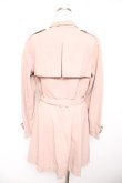 画像2: axes femme / ZIPアップトレンチコート  ピンク Y-26-01-22-142-AX-CO-SZ-ZY (2)