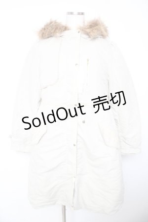 画像: axes femme / ボアライナー付きモッズコート  キナリ Y-26-01-22-145-AX-CO-SZ-ZTC036