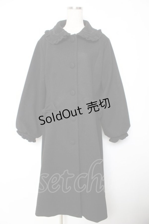 画像1: m petit by misako / TT*AOKロングコート L 中黒 Y-26-01-22-148-LO-CO-SZ-ZY (1)