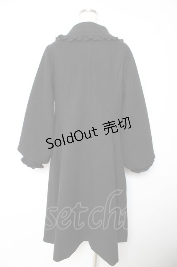 画像2: m petit by misako / TT*AOKロングコート L 中黒 Y-26-01-22-148-LO-CO-SZ-ZY (2)