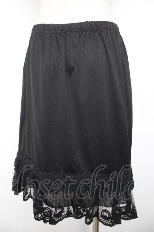 画像2: axes femme / プチバラペチスカート  黒 Y-26-01-22-158-AX-SK-SZ-ZY (2)