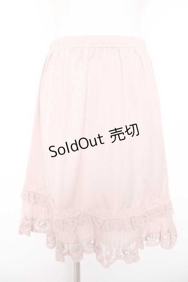 画像1: axes femme / プチバラペチスカート  ピンク Y-26-01-22-159-AX-SK-SZ-ZY (1)