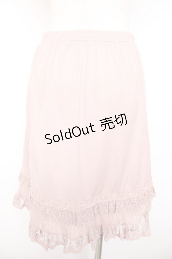 画像2: axes femme / プチバラペチスカート  ピンク Y-26-01-22-159-AX-SK-SZ-ZY (2)