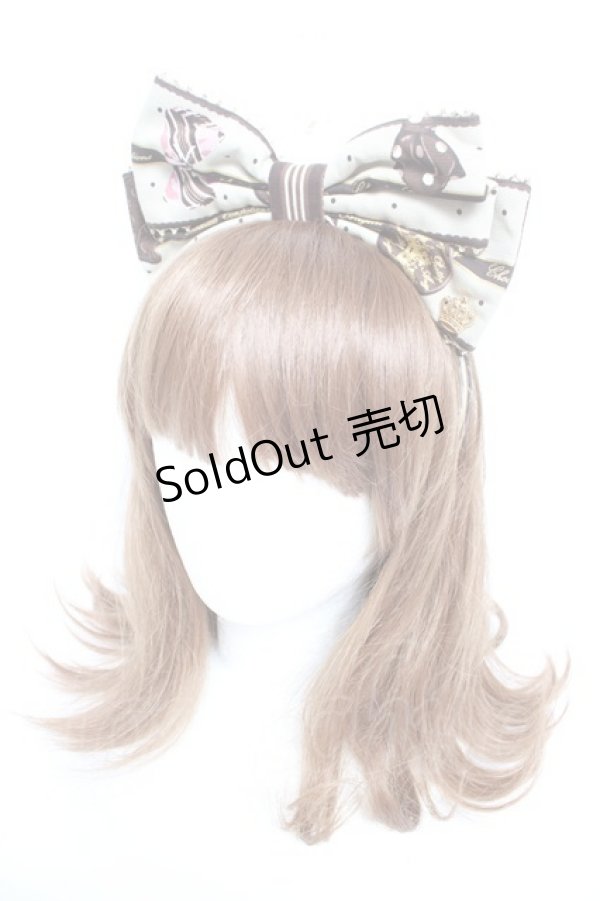 画像1: Angelic Pretty /  Chocolate Rosetteカチューシャ  ベージュ Y-26-01-22-022-AP-AC-SZ-ZY (1)