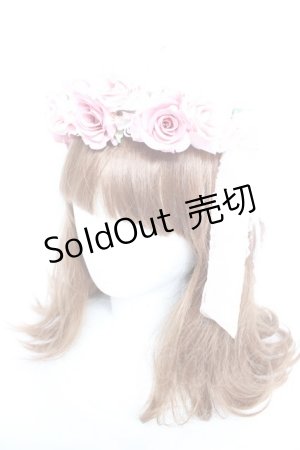 画像: BABY, THE STARS SHINE BRIGHT / 眠れる森の美女ローズ花冠  ピンク Y-26-01-22-023-BA-AC-SZ-ZY