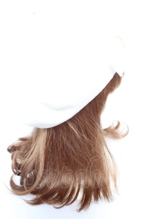 画像4: m petit by misako / AMモチーフリボンベレー帽  中白 Y-26-01-22-026-LO-AC-SZ-ZY (4)