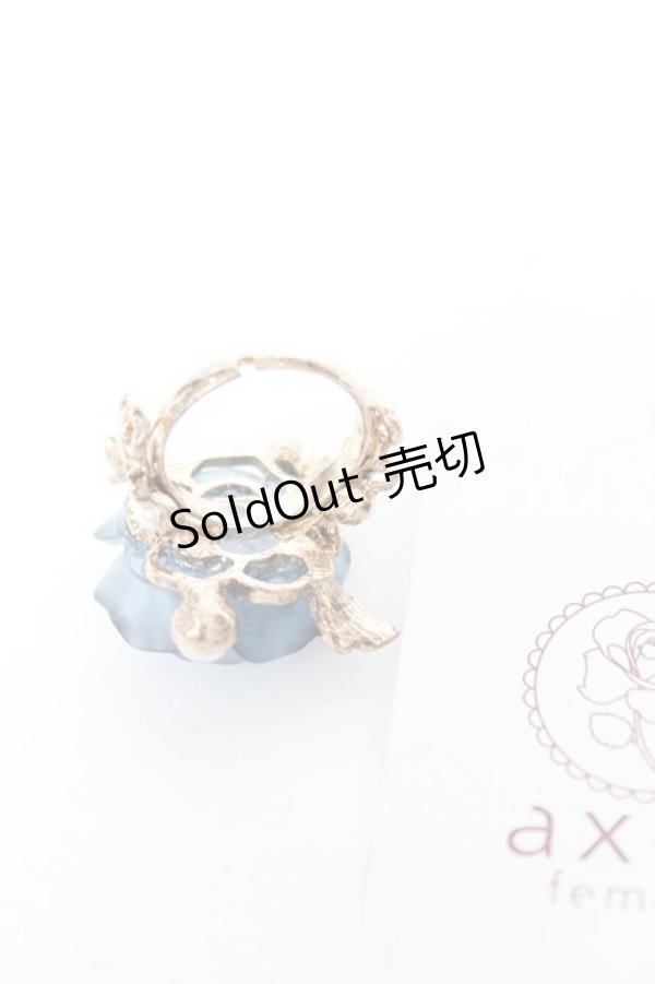 画像2: axes femme / フェイバリットローズリング  ブルー Y-26-01-22-003-AX-AC-SZ-ZY (2)