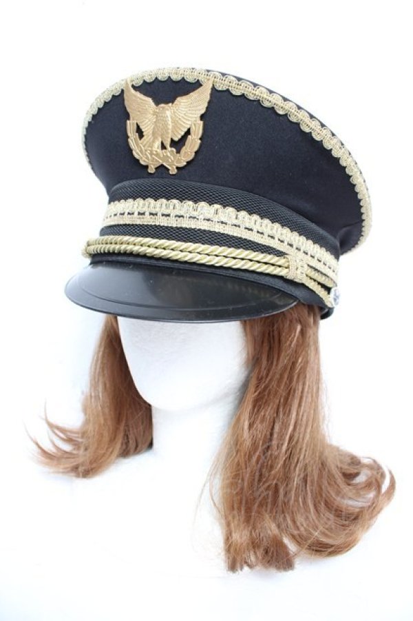 画像1: Royal Princess Alice / dark knight general ミリタリーキャップ  黒 Y-26-01-22-029-LO-AC-SZ-ZY (1)