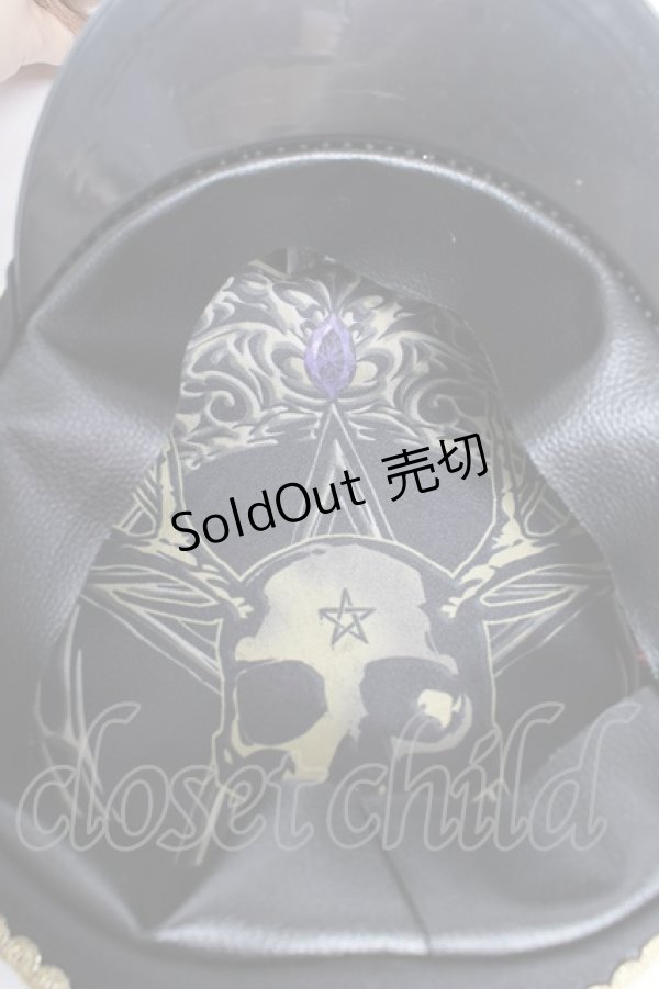 画像5: Royal Princess Alice / dark knight general ミリタリーキャップ  黒 Y-26-01-22-029-LO-AC-SZ-ZY (5)