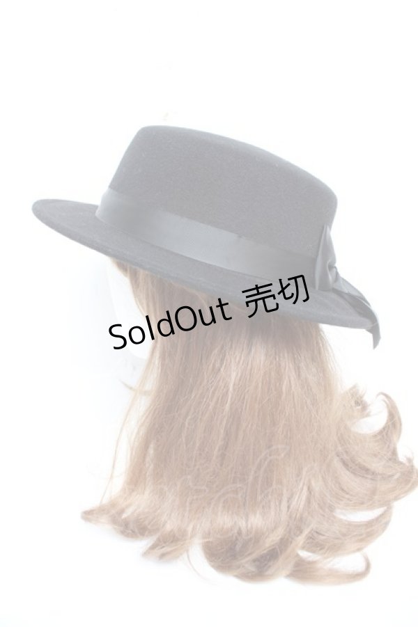 画像3: m petit by misako / サンリオキャラクターズコラボ クロミ カンカン帽  黒 Y-26-01-22-031-LO-AC-SZ-ZTK037 (3)