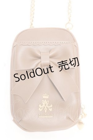 画像: m petit by misako / AMリボンショルダーバッグ  中茶 Y-26-01-22-033-LO-BG-SZ-ZY