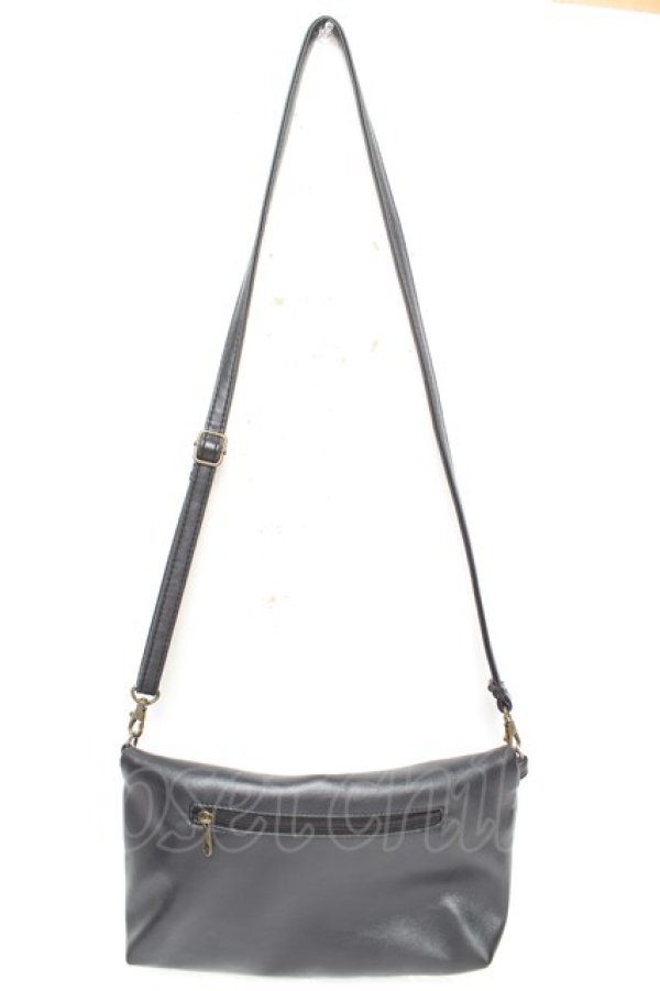 画像2: axes femme / 月夜の猫ショルダーバッグ  黒 Y-26-01-22-034-AX-BG-SZ-ZY (2)