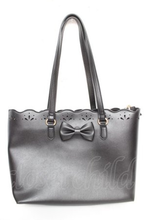 画像: m petit by misako / サンリオキャラクターコラボクロミハンドバック  黒 Y-26-01-22-037-LO-BG-SZ-ZY