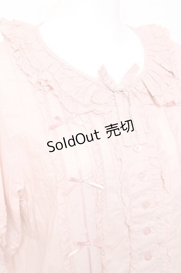 画像6: PINK HOUSE / ローンフリルブラウス F ピンク Y-26-01-24-038-LO-BL-SZ-ZY (6)