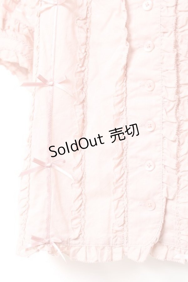 画像7: PINK HOUSE / ローンフリルブラウス F ピンク Y-26-01-24-038-LO-BL-SZ-ZY (7)