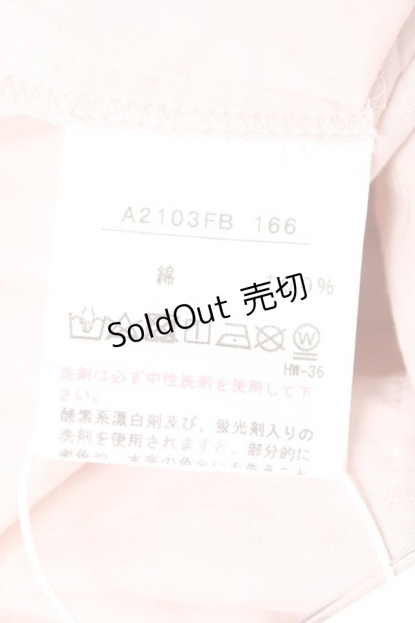 画像8: PINK HOUSE / ローンフリルブラウス F ピンク Y-26-01-24-038-LO-BL-SZ-ZY (8)