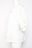 画像2: PINK HOUSE / ローンフリルブラウス F 白 Y-26-01-24-039-LO-BL-SZ-ZY (2)