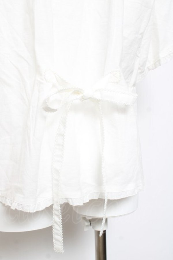 画像4: PINK HOUSE / ローンフリルセーラーブラウス F 白 Y-26-01-24-040-LO-BL-SZ-ZY (4)