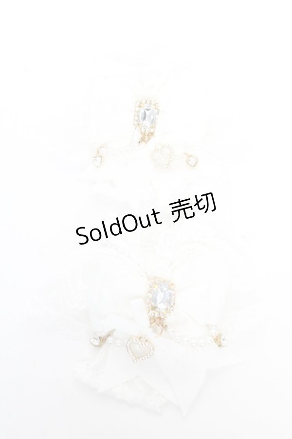 画像1: LIZ LISA / はしごレースお袖留め  白 Y-26-01-24-008-LO-ZA-SZ-ZY (1)