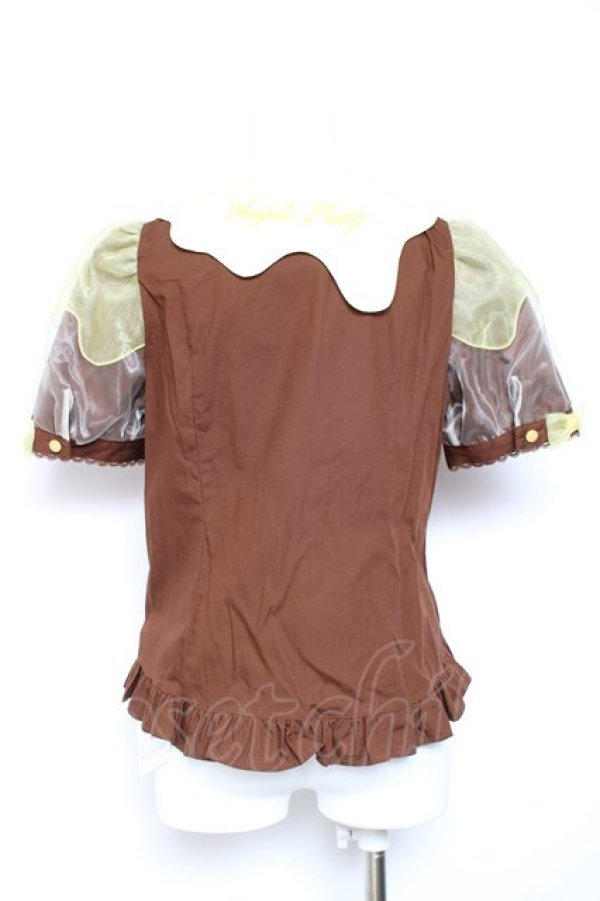 画像3: Angelic Pretty / Honey Bear's Cafeブラウス  ブラウン Y-26-01-24-043-AP-BL-SZ-ZY (3)