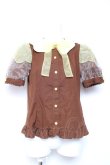 画像1: Angelic Pretty / Honey Bear's Cafeブラウス  ブラウン Y-26-01-24-044-AP-BL-SZ-ZY (1)