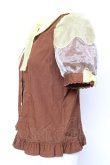 画像2: Angelic Pretty / Honey Bear's Cafeブラウス  ブラウン Y-26-01-24-044-AP-BL-SZ-ZY (2)