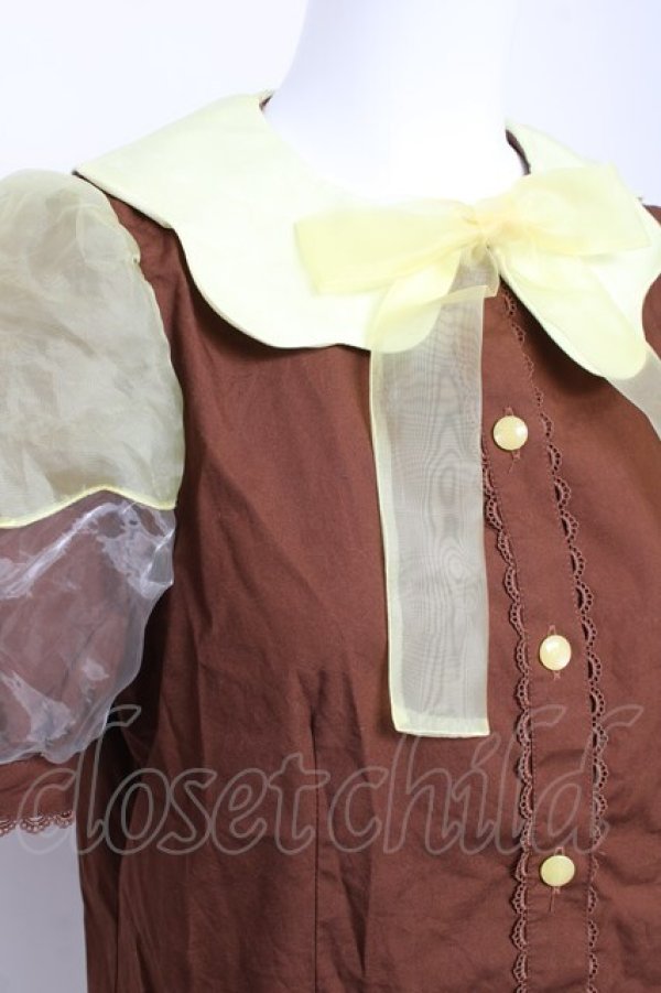 画像5: Angelic Pretty / Honey Bear's Cafeブラウス  ブラウン Y-26-01-24-044-AP-BL-SZ-ZY (5)