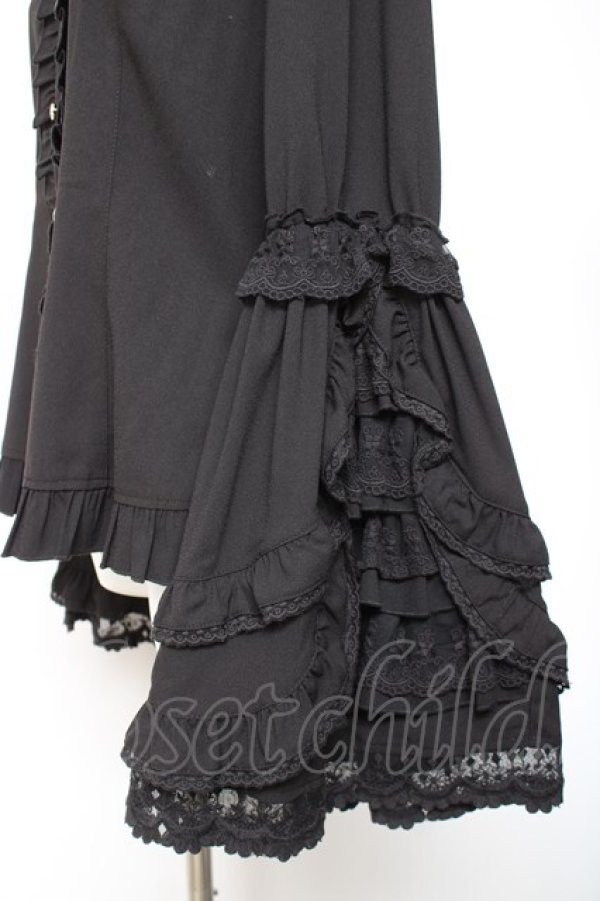 画像3: 中国ロリータ / 姫袖ブラウス XL 黒 Y-26-01-24-049-LO-TO-SZ-ZY (3)
