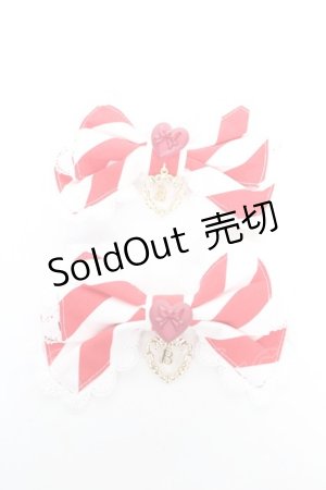 画像: BABY, THE STARS SHINE BRIGHT / Patissiere Bonbon Ribbonクリップ  赤 Y-26-01-24-010-BA-AC-SZ-ZY