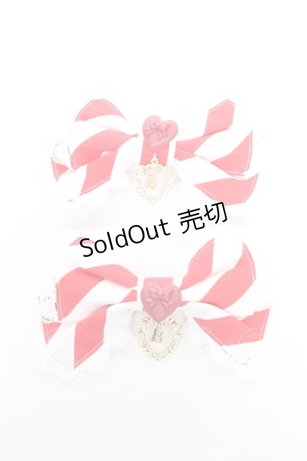 画像1: BABY, THE STARS SHINE BRIGHT / Patissiere Bonbon Ribbonクリップ  赤 Y-26-01-24-010-BA-AC-SZ-ZY (1)