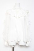 画像1: axes femme kawaii / ヴィンテージシフォンブラウス  白 Y-26-01-24-051-AX-BL-SZ-ZY (1)