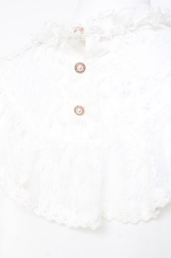 画像4: axes femme kawaii / ヴィンテージシフォンブラウス  白 Y-26-01-24-051-AX-BL-SZ-ZY (4)