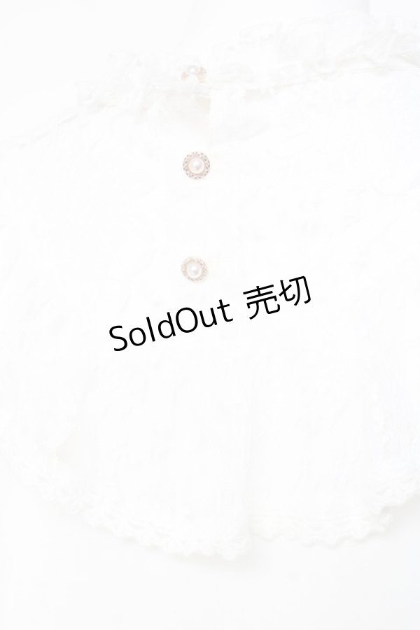 画像4: axes femme kawaii / ヴィンテージシフォンブラウス  白 Y-26-01-24-051-AX-BL-SZ-ZS (4)