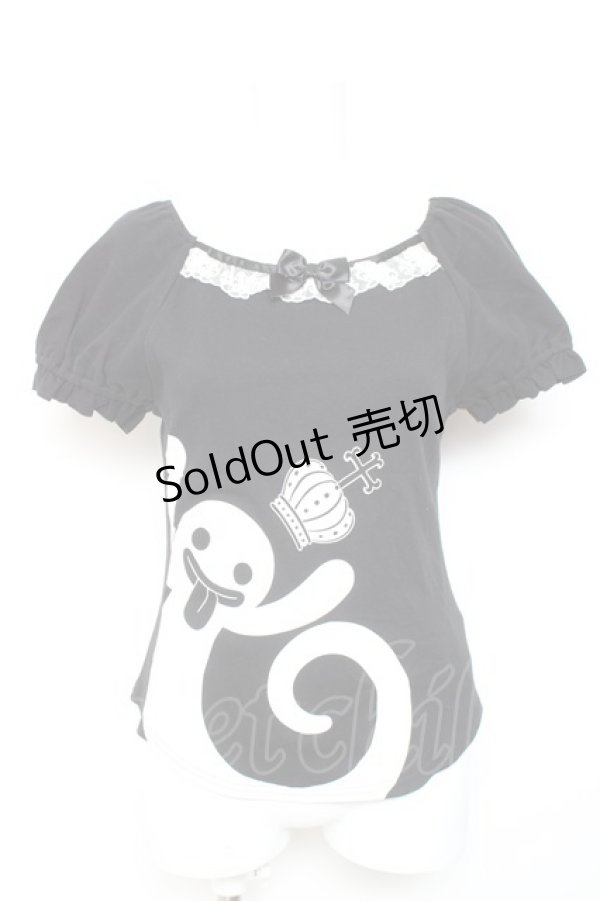 画像1: Angelic Pretty / ホロホロゴーストカットソー  黒 Y-26-01-24-054-AP-TO-SZ-ZY (1)